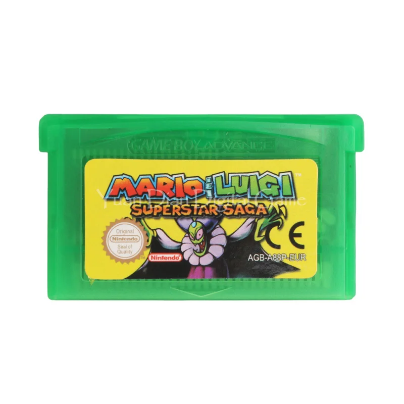 Nintendo GBA Video Game Cartridge Console Card Mario & Luigi Superstar