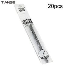 TIANSE TS-1501 20 шт./компл. черный синий пресс тип нейтральная ручка заправка с 0,5 мм ширина пера для офиса и школы канцелярские принадлежности