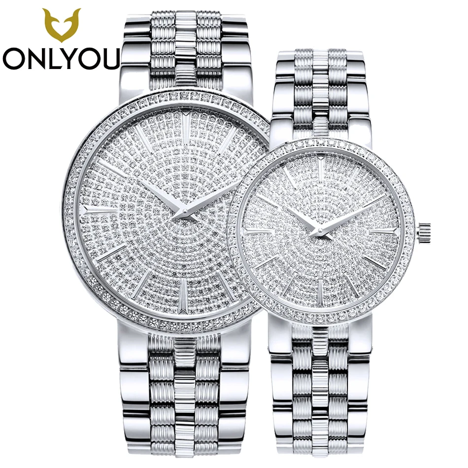 ONLYOU Women Watches Ultra Thin Steel Full steel sapphire Quartz Lovers Wrist watch Bracelet Full Rhinestones montre Femme clock ONLYOU Women Watches Ultra Thin Steel Full steel sapphire Quartz Lovers Wrist watch Bracelet Full Rhinestones montre Femme clock