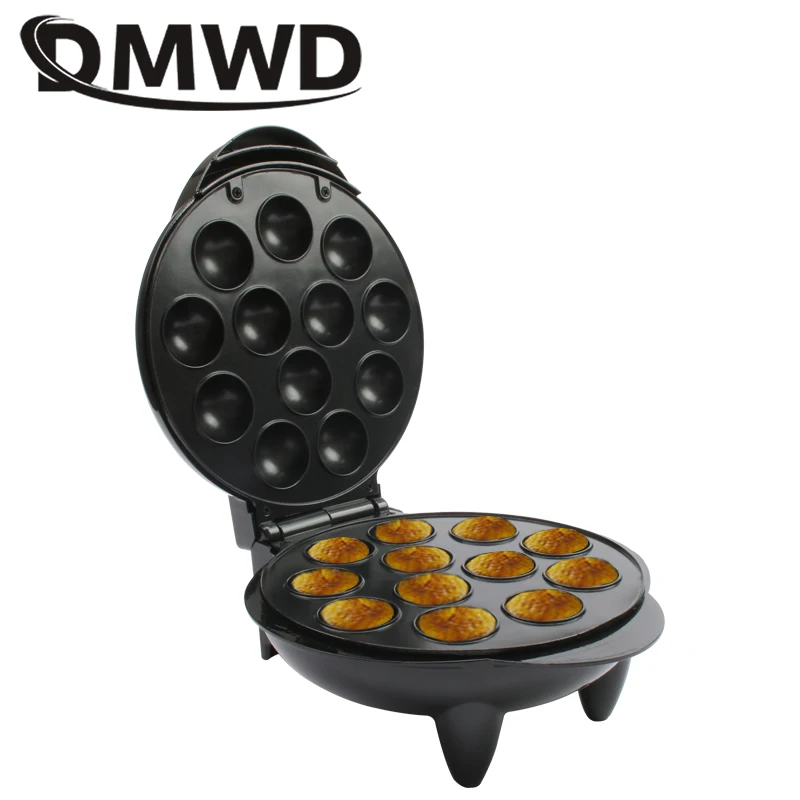 DMWD Mini Electric Cupcake Maker Muffin Small Cup Lollipop Cake Baking