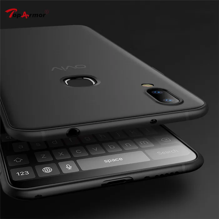 Матовый Мягкий ТПУ силиконовый матовый чехол для Vivo X9 s X20 Plus X21 i X23 NEX Y51 Y53 Y55 Y67 Y69 Y75