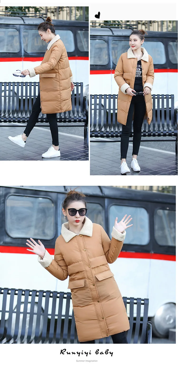 Новое зимнее пальто для женщин, корейское длинное пальто в Европе, толстая хлопковая стеганая куртка из хлопка для студентов