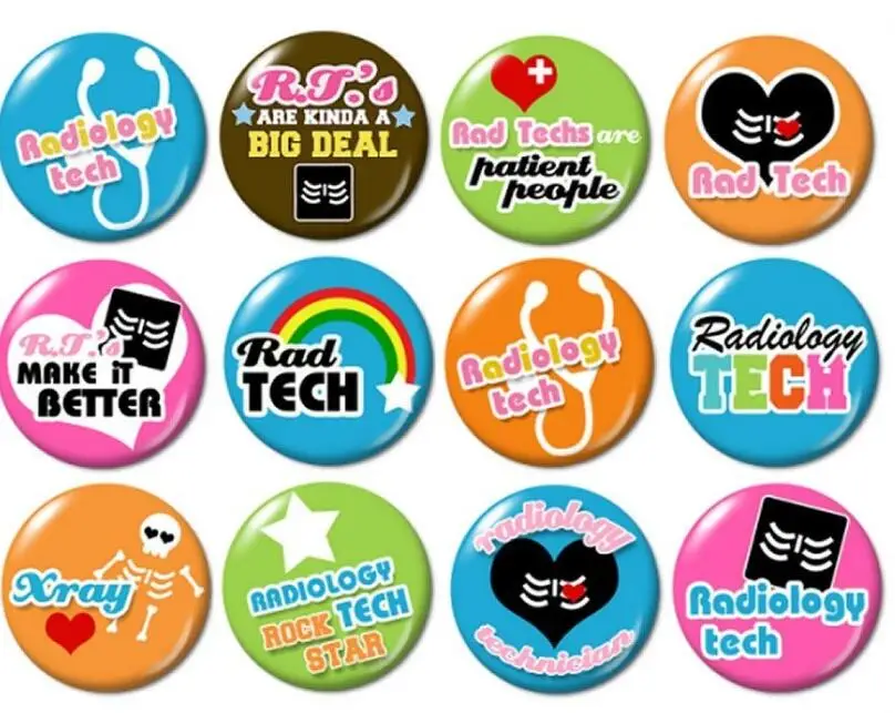 

RADIOLOGY TECHNICIAN id badges reel cute gifts medical x-ray