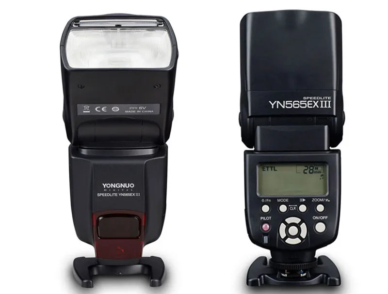 Светодиодная лампа для видеосъемки Yongnuo YN-565EX III ttl Вспышка Speedlite для Canon 1300D 800D 6D 7DII 30D 50D для Nikon D7300 D5400 D3200 D700 D90 D3x D3s D2x