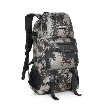 

2019 New Unisex Backpack 40L Nylon Women Travel Backpacks Brand Item Organizer Daypack Double Shoulders Bag Men Rucksack 069