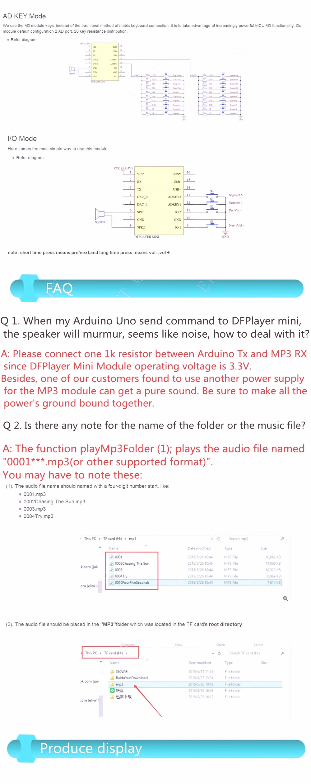 1 шт. отличная TF карта U диск мини MP3 DF плеер аудио голосовой модуль плата для Arduino DFPlay плеер