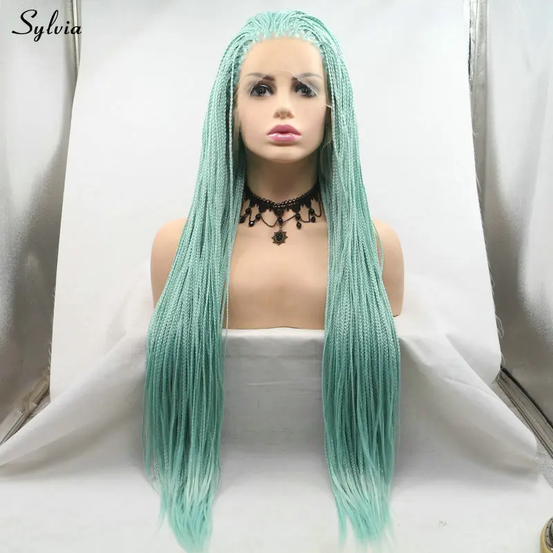 blue wig braided hair (5)