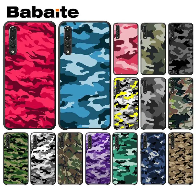 

Babaite Camouflage Pattern Camo military Army Phone Case for Huawei P9 P10 Plus Mate9 10 Mate10 Lite P20 Pro Honor10 View10