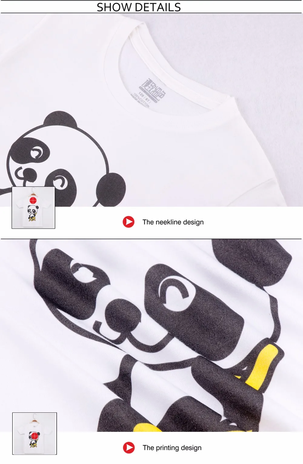 2019 Детская футболка с рисунком панды, забавные хлопковые короткие футболки для мальчиков и девочек, детская одежда, детские топы, Детская