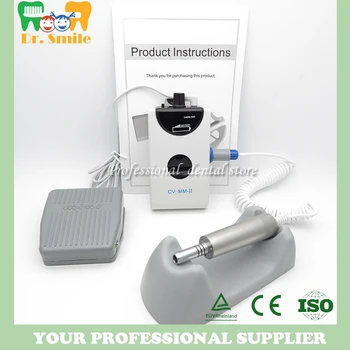 

Dental portable mini Micro motor Brushless Machine Electric Motor with one straight handpiece Low Speed nail polishing