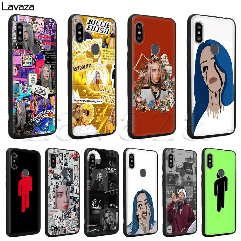 

Lavaza billie eilish Soft Silicone Case for Redmi Note 4 4X 4A 5 5A 6 6a 7 Pro Prime Plus