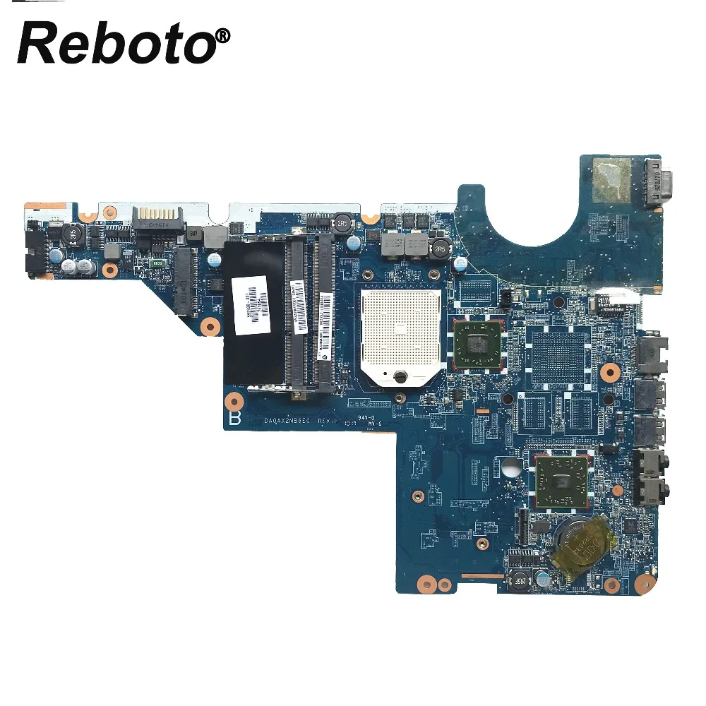 

Reboto High quality For HP CQ42 CQ62 G62 G42 CQ56 G56 Laptop Motherboard 592808-001 DA0AX2MB6E0 DDR3 MB 100% Tested Fast Ship