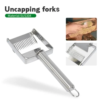 

Beekeeping Equipment Honeycomb bee Scraper Tool Uncapping Fork Beekeeping tools