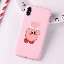 Массовая атака Кирби! Цветной Мягкий силиконовый чехол для телефона Coque Fundas для iPhone 6 6Plus 7 7Plus 8 8Plus X XS Max 11 pro
