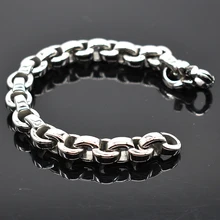 AMUMIU мужской спортивный браслет для мальчиков 316L нержавеющая сталь Байкер Мотоцикл браслет HZB121