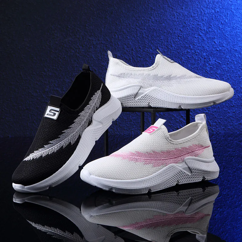 

Fires Women Casual Shoes Fashion Mesh Loafers Unisex Shoes Summer Outdoor Leisure Shoes Couple Trend Flat Shoes Lady Sneakers