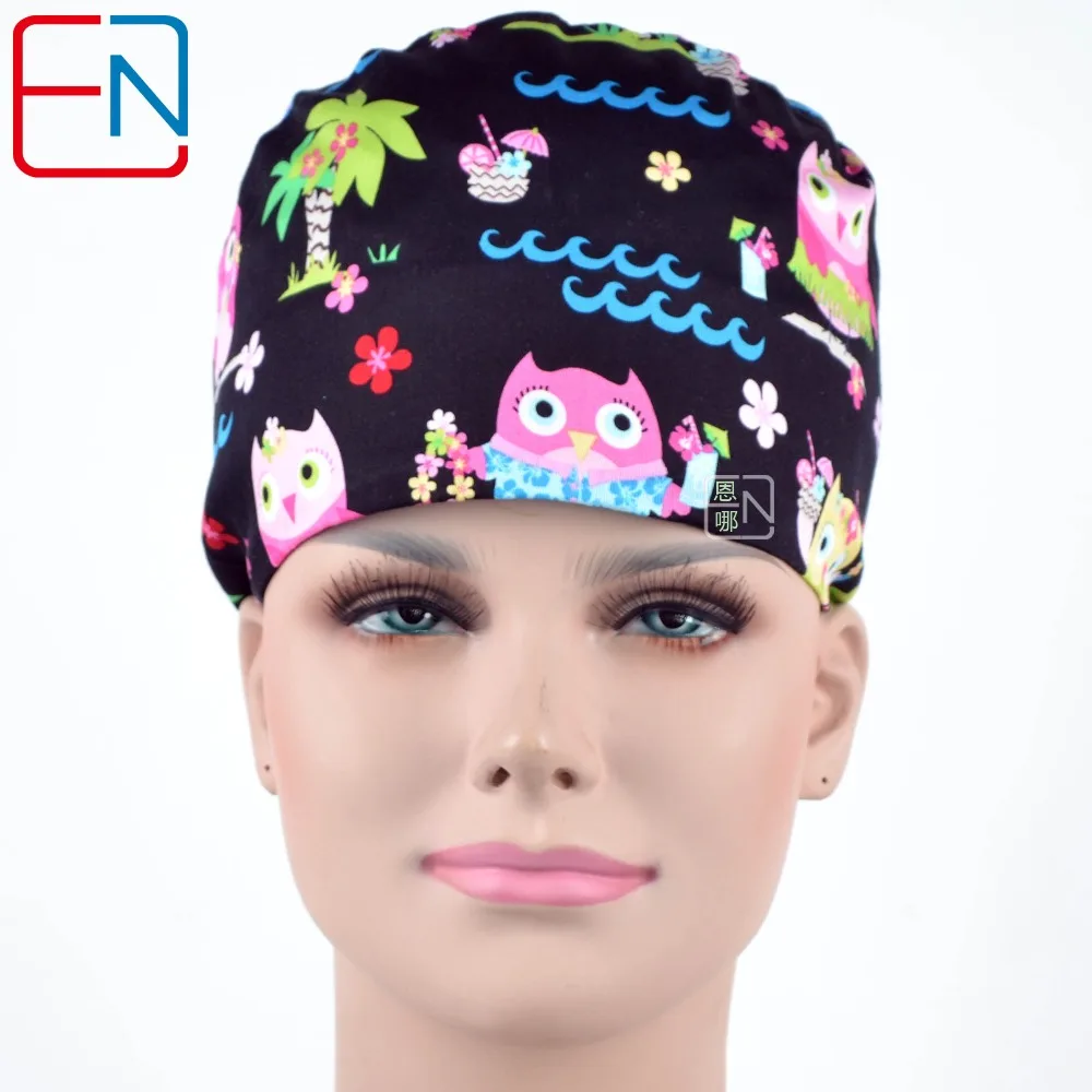 Hennar brand medical hats for female surgical caps 100 cottonin