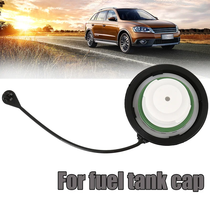 

Black Car Fuel Cap Tank Covers Rubber Gas Oil Tank Cap Cover Fit for Ford Focus MK2 2005-2012 2008 Auto Exterior Parts