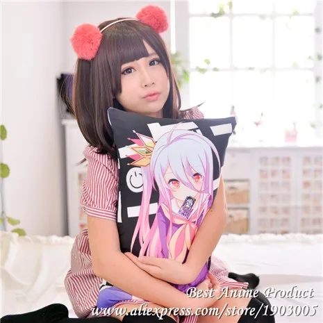 no game no life shiro pillow cushion dakimakura05