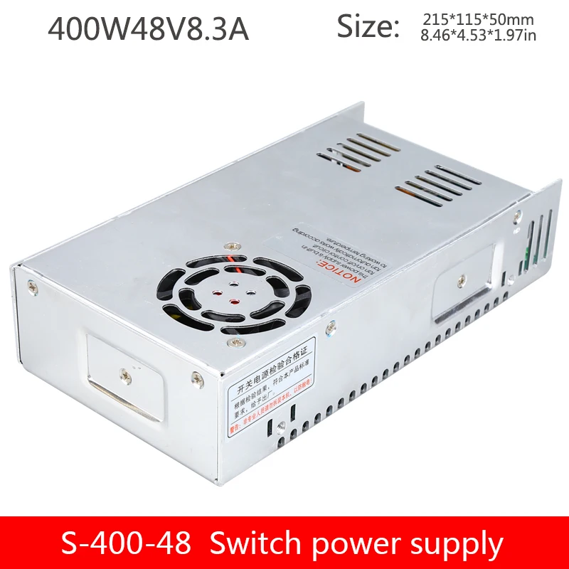 Импульсный источник питания 48V8.3A 400 Вт фут мощность промышленного управления