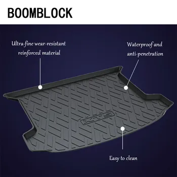 

BOOMBLOCK Car Interior Accessories Non-slip Dustproof Trunk Special Floor Foot Mat For Cadillac XT5 XTS 2018 2017 2016-2013
