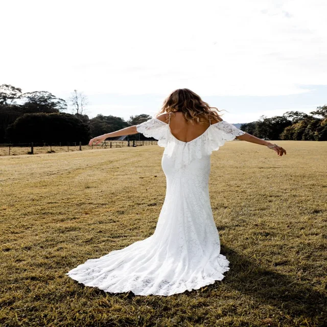Low Open Back Wedding Dresses