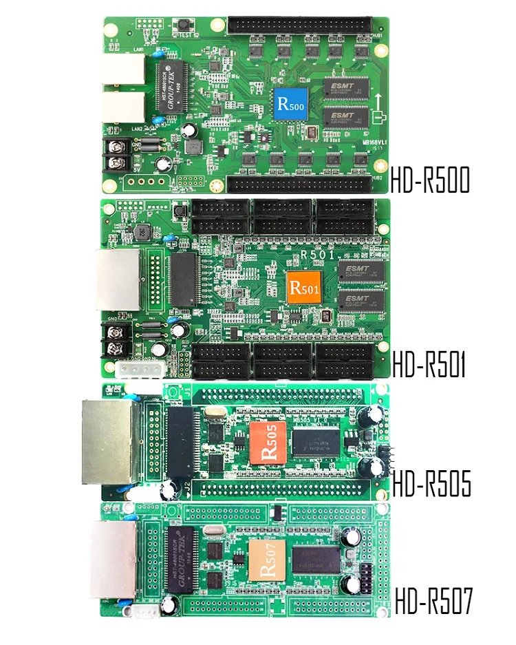HD-R500 светодиодный принимающая Карта светодиодный дисплей RGB контрольная карта работать с HD-C10 HD-C30 HD-A30 HD-A30+ HD-A601 602 603