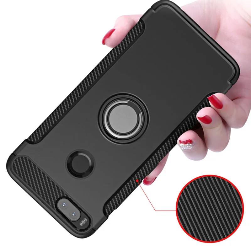 Original Fashion Metal Magnet Cases For Xiaomi Mi A1 Case 5X Amor Cover Redmi 4X Silicon 4A Coque |