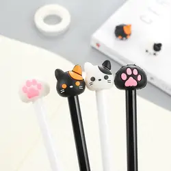 DL новый креативный канцелярский милый котенок коготь черная нейтральная ручка 0,5 мм
