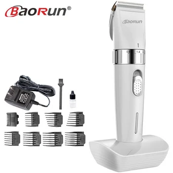 

hair clipper lithium battery titanium ceramic blade Rechargeable Hair Trimmer hair cutting machine style Tools