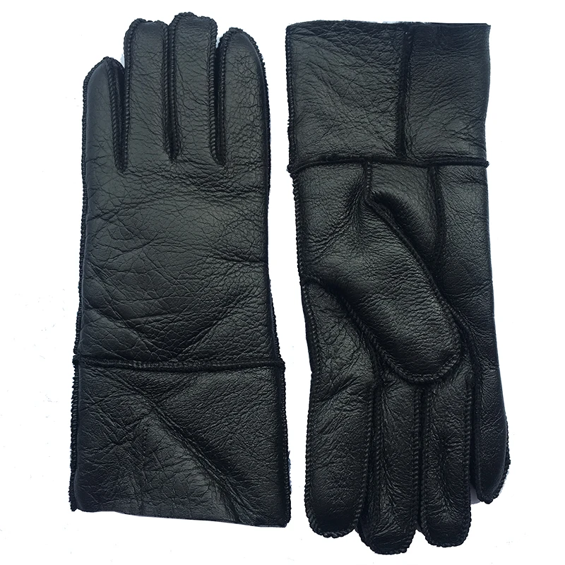 Женские зимние кожаные перчатки с натуральным мехом, новые теплые перчатки для женщин, женские перчатки из натуральной кожи, варежки, утепленные модные уличные перчатки G56