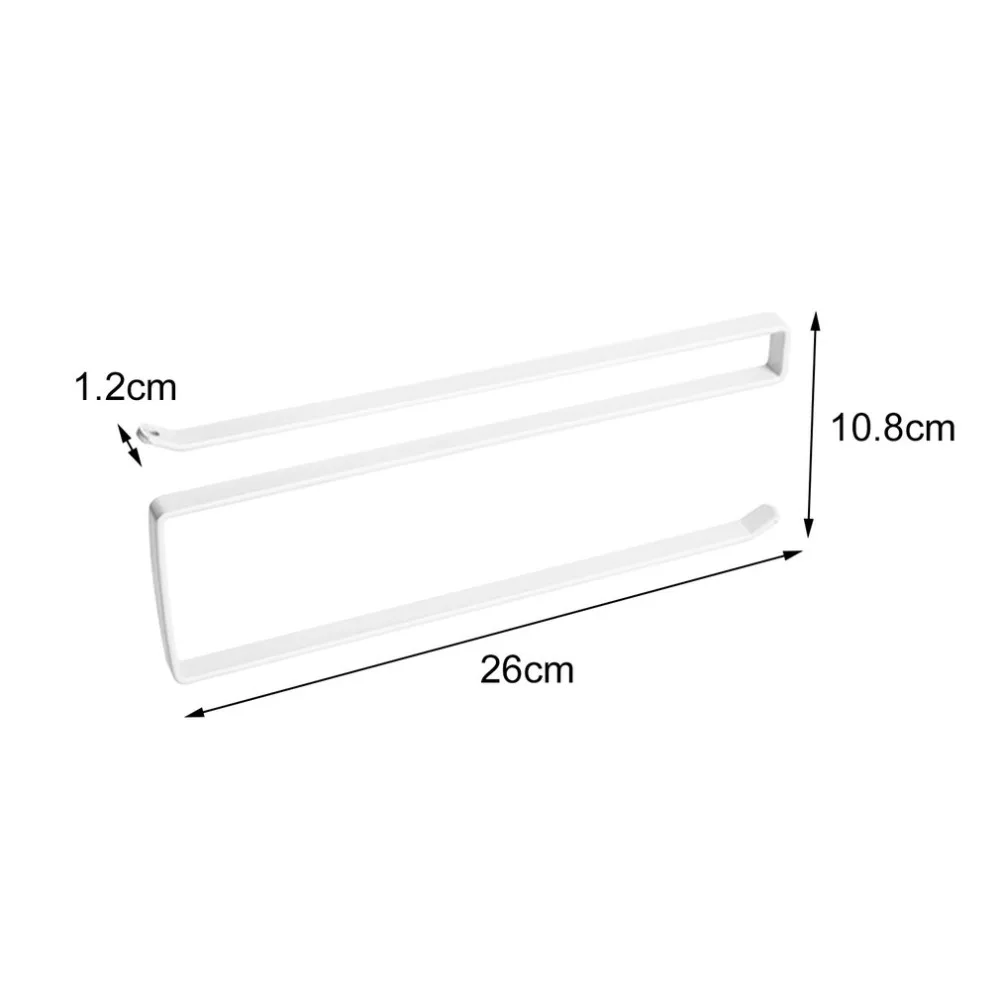 Практичный Кухня Туалет Рулон бумага полотенца держатель творческий нет удар Шкаф Вешалка для салфеток цепляться плёнки хранения шкаф д