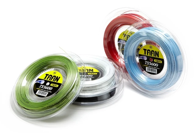 1 Reel TAAN TS5600 Power polyester hard-line strings Tennis strings 1.15mm  tennis racket string