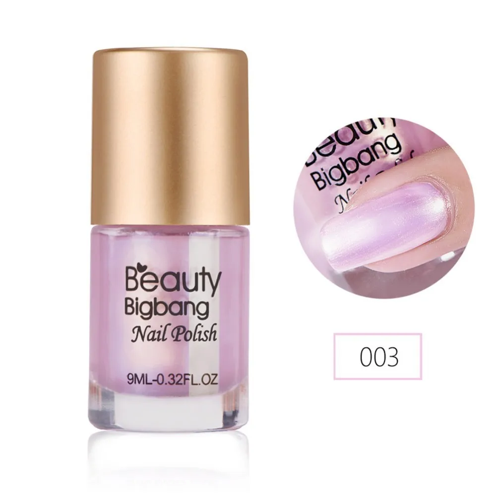 BEAUTYBIGBANG 9 мл оболочка проблесковый лак для ногтей Блестящий Блеск лак для ногтей лак для маникюра зеленый лак для ногтей - Цвет: 3A