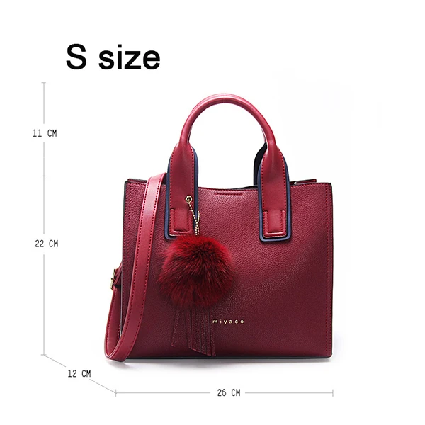 Miyaco Women Leather Handbags Casual Brown Tote Bags Crossbody Bag Miyaco Women Leather Handbags Casual Brown Tote Bags