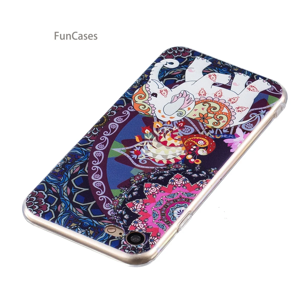 Lucu Panda Telepon Kasus Estuche sFor iPhone 7 Lembut TPU Kembali penutup Kasus Metallic Telepon Aksesori Untuk iPhone 8 Handphone Ajax Mewah