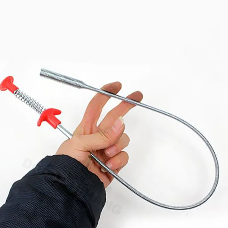 60cm Adjustable Length 4 Claw Telescopic Long Reach Pick Up Tool Bend Curve Spring Grabber Tool For Home Sewer Garden Use DN145 (4)