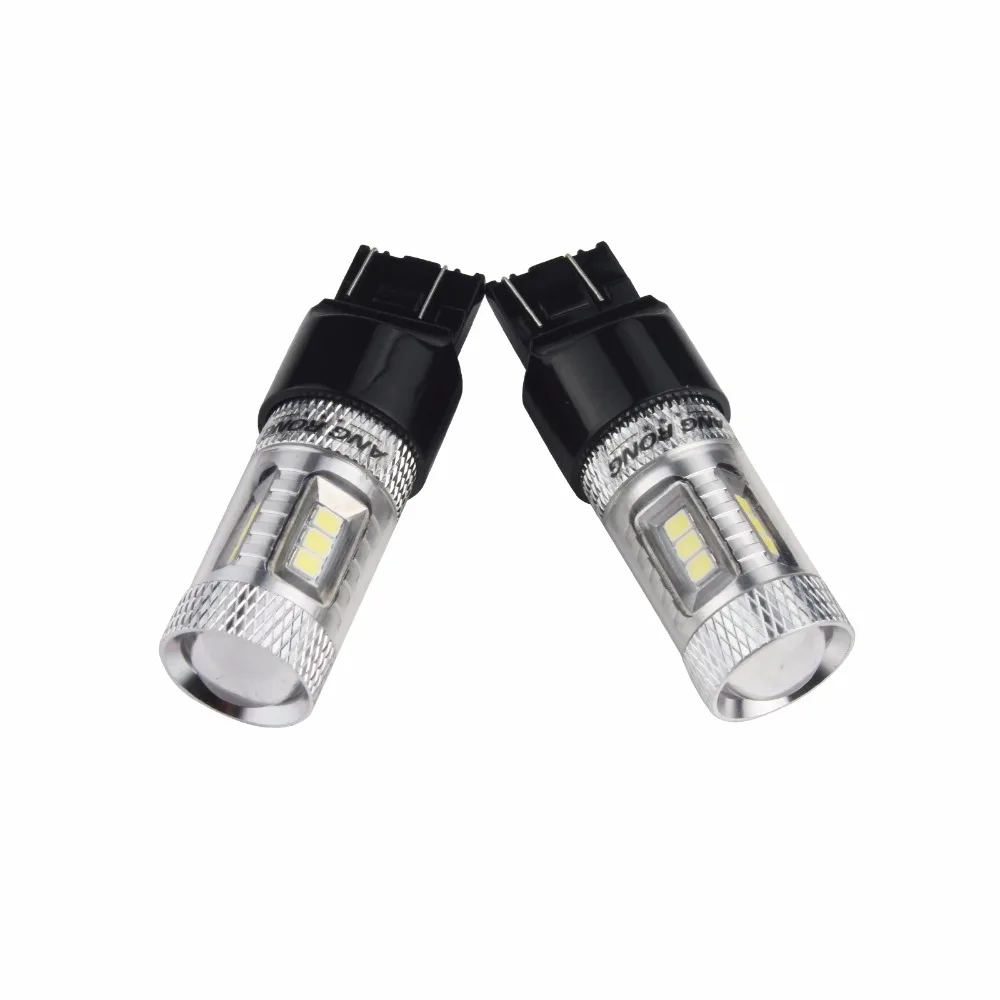 ANGRONG 2x580 582 7443 W21/5 W 15 W SAMSUNG светодиодный индикатор ламповый задний фонарь белый(CA222x2