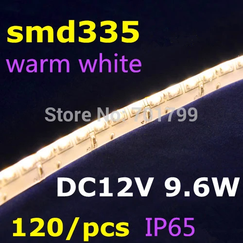 Светодиодный боковое излучение 5 м 335 120 светодиодный s/M DC12VIP65waterprof с силиконовым