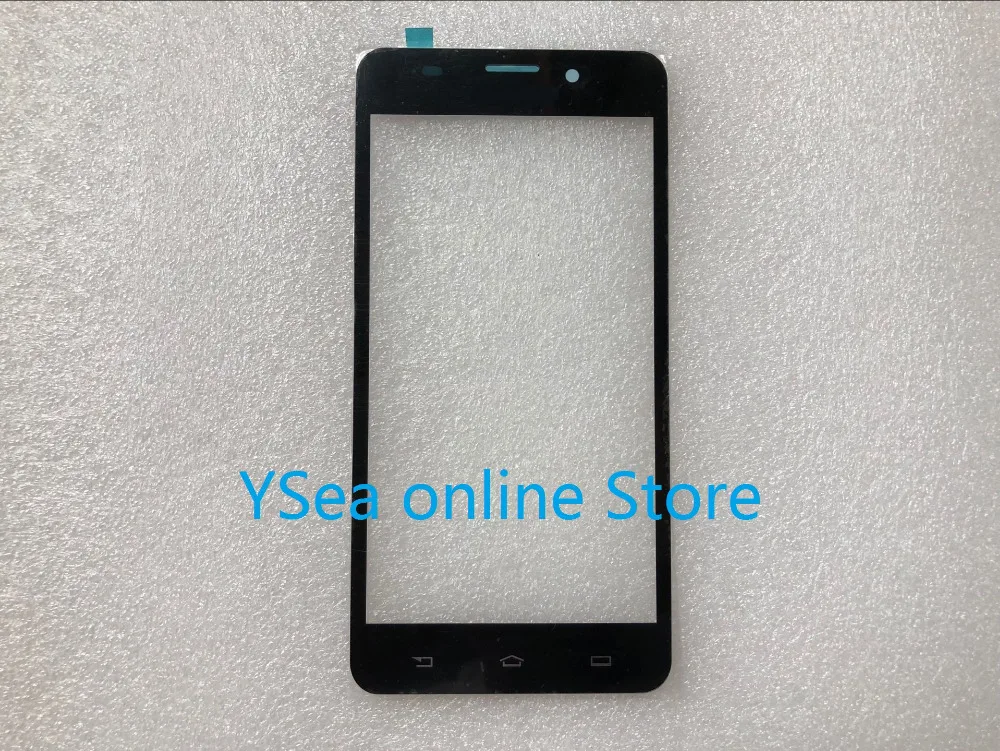 

new Replacement Black Front Outer Glass Lens Repair Touch Screen Outer Glass For Philips Xenium v526 Phone part 5.0"