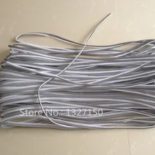 10mm x 50 m Tubulação Reflexiva Tecido Tira Lateral Trança Fita Guarnição Sew On para o Saco de Roupas Calças Cap