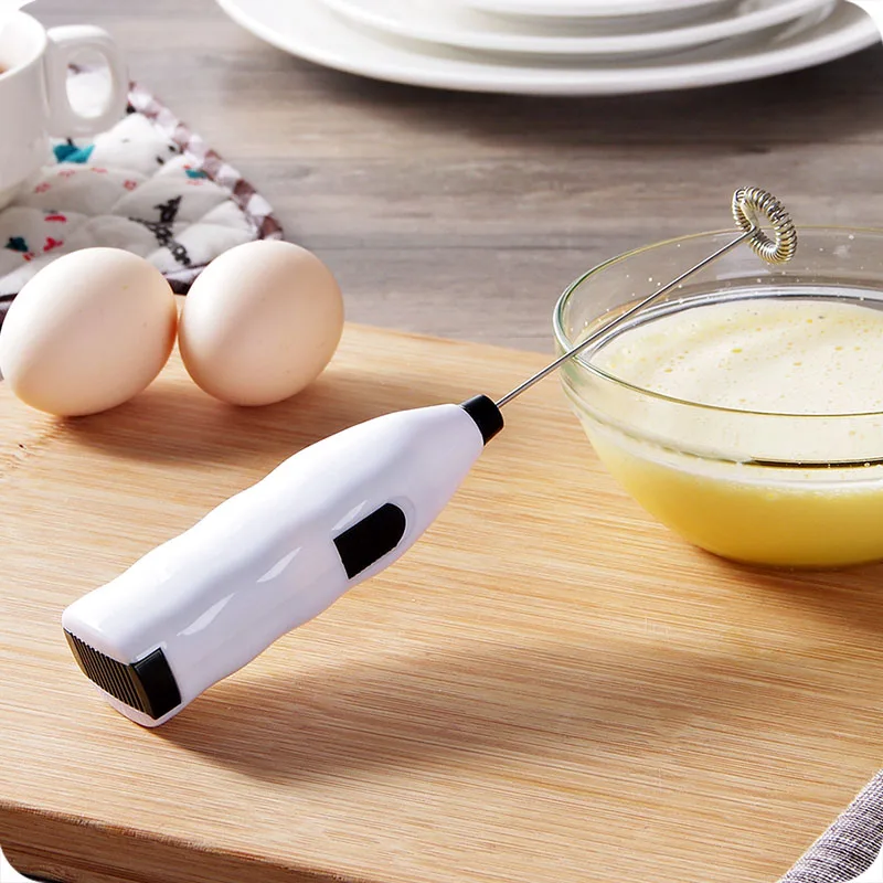 

Milk Frother Electric Stainless Steel Beater Handheld Battery Operated Foam Maker For Coffee Cappuccino Drink Mixer
