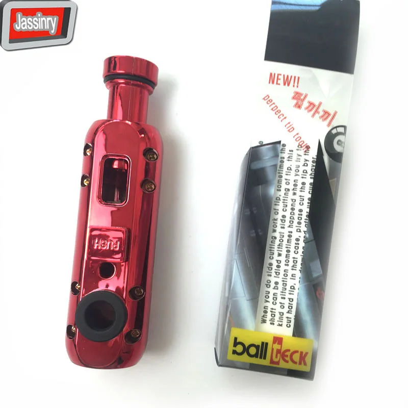 

Free shipping New Pool Billiards Accessories 2017 Original Ballteck Korea Multifunction Billiard Cue Tip Repair Tools