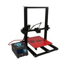 2018 más reciente HE3D cielo premontado 3D Impresora 3D marco de aluminio completo con Titan extrusora área de impresión grande