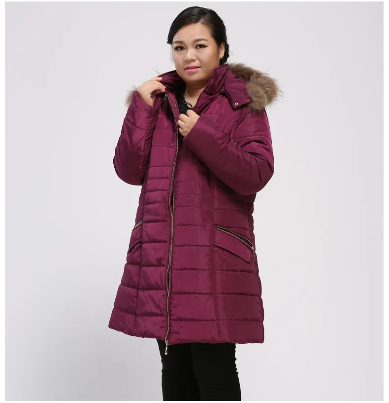 Clobee Женское пальто, женские зимние длинные парки, куртка, пальто, Плотная хлопковая теплая куртка с капюшоном, верхняя одежда, парки, большое пальто M592