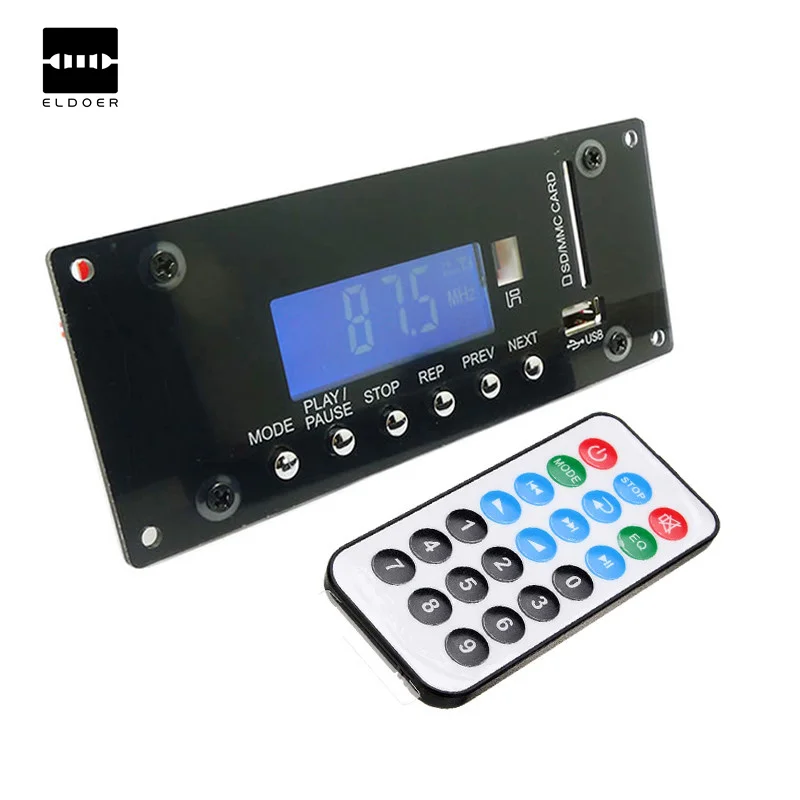 

Wireless MP3 Decoding Board 4.0 bluetooth Audio Module USB SD Radio APE FLAC WMA AUX External Signal Source Interference Board