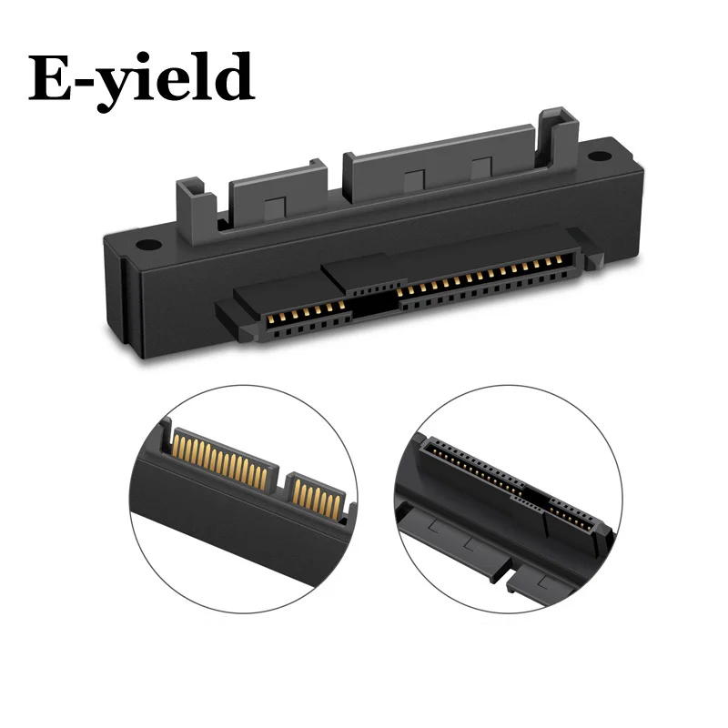 

SFF-8482 SAS To SATA 90 Degree Angle Adapter Converter Straight Head for motherboard SAS hard drive