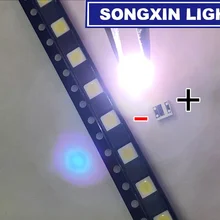 Светодиодный светильник для телевизора высокой мощности 1,2 Вт 6 в 97.7LM светодиодный 3535 3537 холодный белый для точный светодиодный ЖК-Телевизор подсветка ApplicationGM5F20BH20A