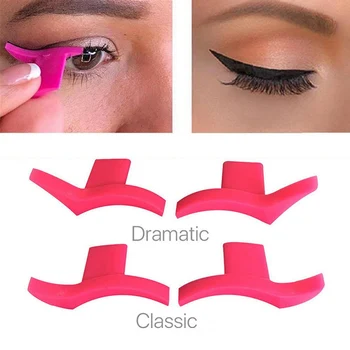 

2 Pcs Eyeliner Template Model Stamp Makeup Aid Tools Sexy Silicone Eyeliner Stamps @ME88