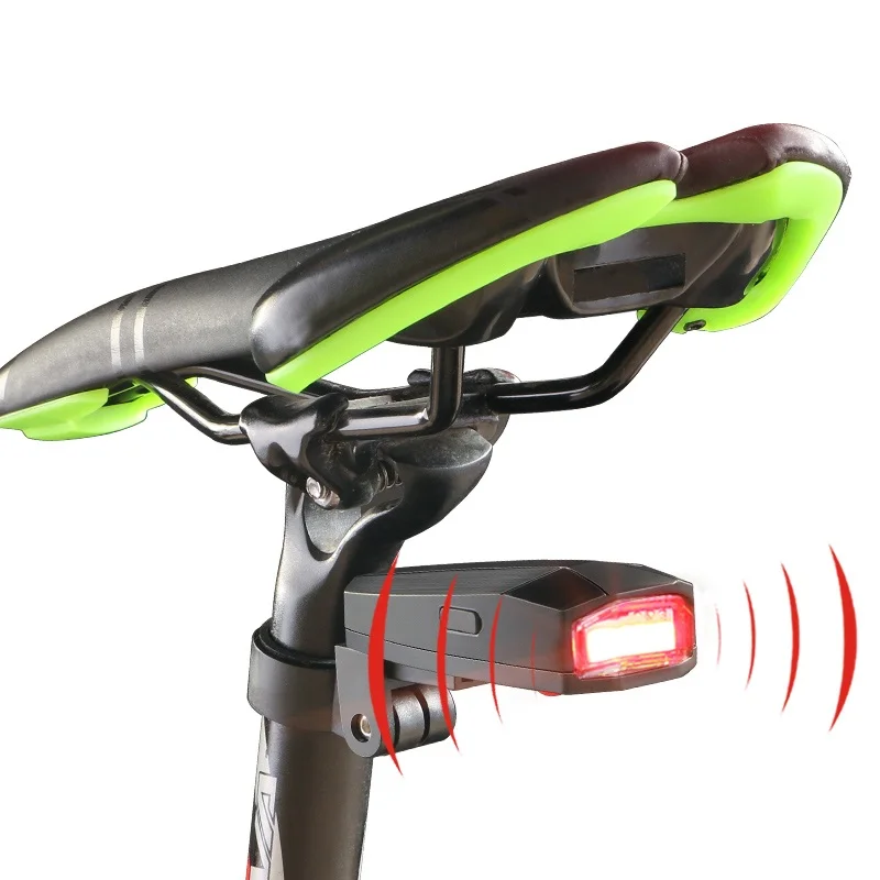 Anti Theft Remote USB Bicycle Light LED Intelligent Alarm Bicycle